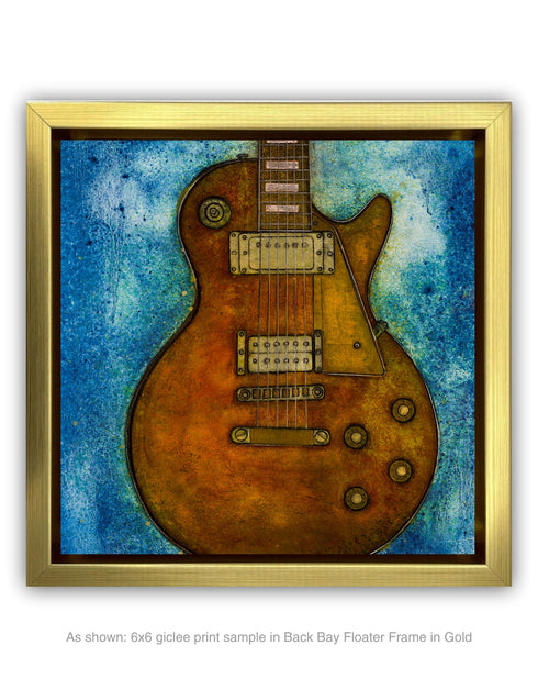 Gibson Les Paul Custom | Framed Giclee Print on Canvas